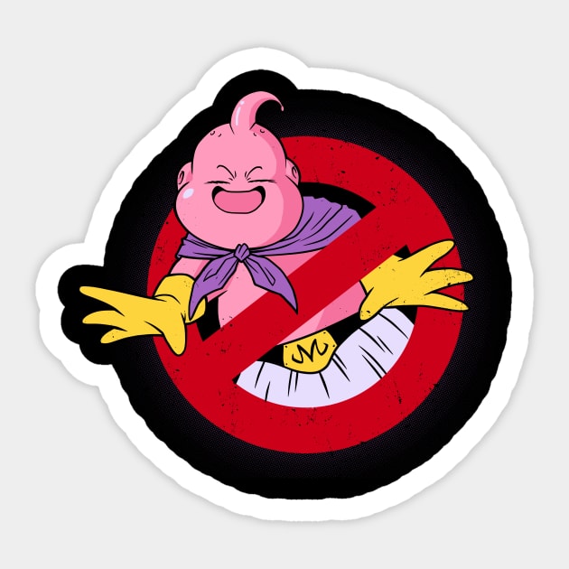 Majin Busters Sticker by RedBug01